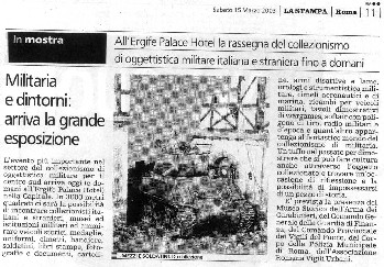 La Stampa - 15 marzo 2003